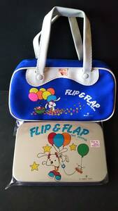 昭和レトロ FLIP＆FLAP アルミ 弁当箱 ＆ 弁当かばん セット 未使用 FANCY FAIR