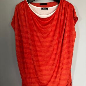 値段交渉可 【L】コムサ・イズム COMME A ISM ドレープシャツ タンクトップ セット