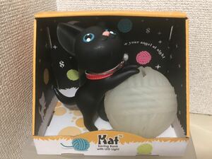 [ prompt decision * free shipping ] Kat LED BANK black cat. savings box LED light .7 color . shines 