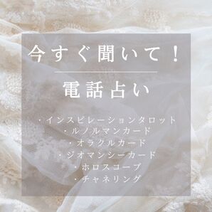 今すぐ電話占い(45分)