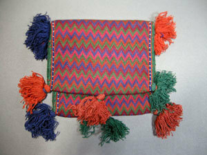 *afgani Stan from present ~ pattern weave purse case ~03
