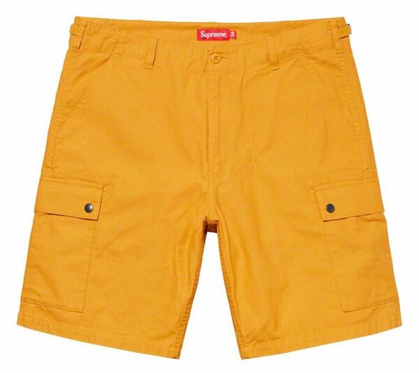 送料無料 30 黄色 Supreme Cargo Short gold yellow 20SS シュプリーム カーゴショーツ カーゴパンツ ショーツ ゴールド マスタード 新品