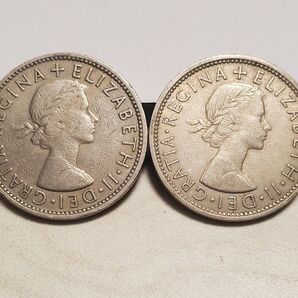 イギリス 2シリング 1961年 1966年 フロリン コイン 硬貨 古銭 外国古銭