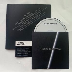 【CD、歌詞カードのみ】SEVENTEEN HAPPY BURSTDAY DAREDEVIL ver.