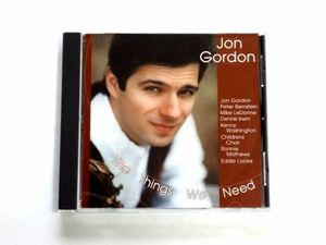 輸入盤 CD【DTRCD-156】Jon Gordon ジョン・ゴードン / The Things We Need / 送料310円～