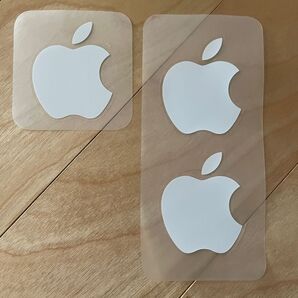Apple アップル ロゴステッカー 3個セット ホワイト 未使用
