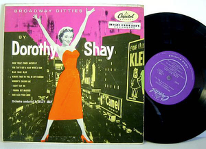 CAPITOL 10吋盤! DROTHY SHAY - BROADWAY DITTIES