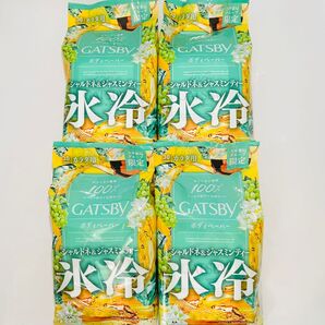 GATSBY ギャツビー シャルドネ&ジャスミンティーの香り ボディペーパー 30枚入 × 4個 制汗デオドラント ボディシート