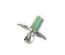 ○[Silver925]アベンチュリンのポイントカットの天使の羽のヒーリングペンダント・ペンジュラムーパワーストーンアクセサリー made in BALI_画像3