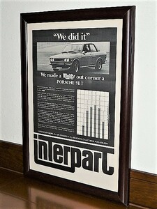 1973年 USA 洋書雑誌広告 額装品 interpart / 検索用 Datsun 510 BRE ダットサン ( A4サイズ ）