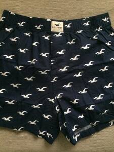 * 新品 HOLLISTER ホリスター ウーブントランクス ボクサー ブリーフ ト パンツ M / Navy *