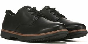 送料無料 Clarks 21.5cm レースアップ オックスフォード レザー ブラック 黒 ローファー フラット オフィス フォーマル ブーツ バレエ R97