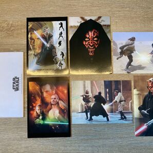 スターウォーズエピソード1ファントムメナスポストカードセットSTARWARS外袋封筒は汚れ傷有り