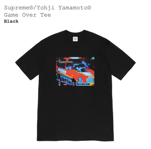 【新品正規】黒 M / 20aw supreme Supreme Yohji Yamamoto Game Over Tee Black / ヨウジヤマモト Tシャツ 20fw 21aw