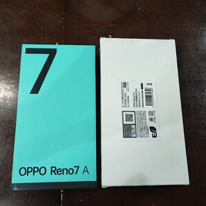 Oppo Reno 7A スターリーブラック 新品未開封ケース付き