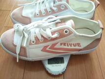 ●シューズ●新品 Feiyue フェイユエ スポーツシューズ 230 36 22.0～23.0㎝ ピンク かわいい ジョギング ウォーキング 上海_画像5