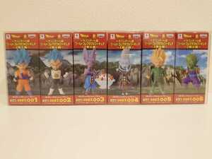 @ドラゴンボール超 ワールドコレクタブルフィギュア ～Ｚ戦士編～ 全6種 DRAGONBALL ワーコレ BANDAI バンダイ@