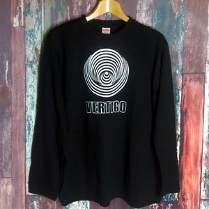 送込　Vertigo Records UKヴァーティゴ　長袖Tシャツ 黒 Lサイズ