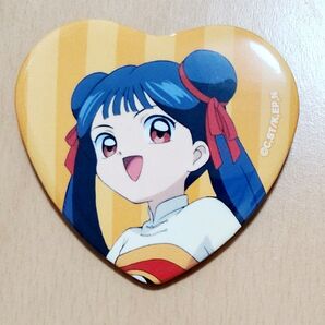 カードキャプターさくら ハート型缶バッジ 李苺鈴 メイリン