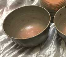 【茶道具】抹茶茶碗4客セット 萩焼 金継ぎ お点前 お稽古 中古品_画像5