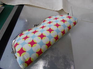  small block . want . bulrush . is . becomes cute . glasses case the 7 treasures pattern Japanese style pattern lovely! car chi is taShachihata