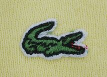 ★LACOSTE*サイズ40*カットソー*七分袖*Ｔシャツ*ラコステ*レディース*イエロー*フィット　＃2523_画像5