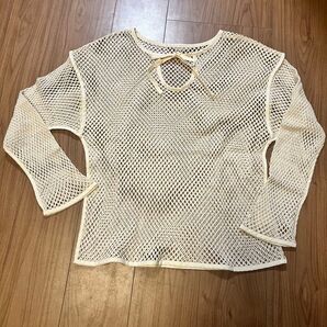 LEPSIM メッシュプルオーバー アイボリー