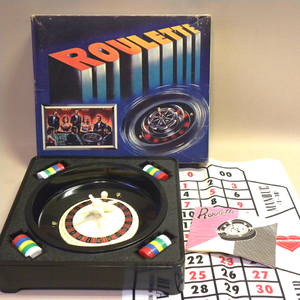 1970年代 当時物 家庭用 ルーレット ゲーム ( 古い 昔の ビンテージ 昭和レトロ レトロゲーム Vintage Roulette Game ) 