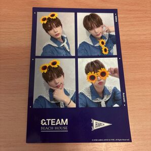 &TEAM 江ノ島 海の家 BEACH フォトグレイカード HARUA