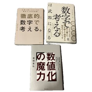 数字で考えるは武器になる 徹底的に数字で考える。 数値化の魔力 セット