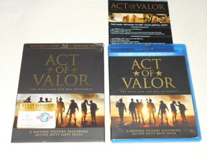 BD★ACT OF VALOR DVD付 2枚組 スリーブケース付 海外版 リージョンA ブルーレイ