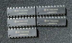 IC Motorola MC74HC299N 5個セット