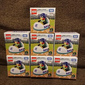 プロ野球 トミカ 2025 ヤクルトスワローズ マスコットカー つば九郎 7個セット