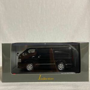 京商 1/43 TOYOTA Hiace Super GL Black Mica トヨタ　ハイエース スーパーGL ブラックマイカ ミニカー 200系 モデルカー