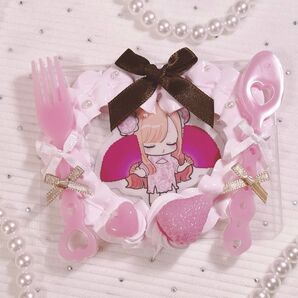 【126】ハート ホイップデザート いちごみるく