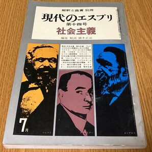 社会主義 現代のエスプリ 猪木正道 解釈と鑑賞別冊3巻 第14号【匿名配送【無言可!【同時購入お値引き♪【再出品お気軽に♪