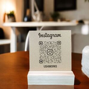 イベントや店舗用に【QRコードスタンド製作します】