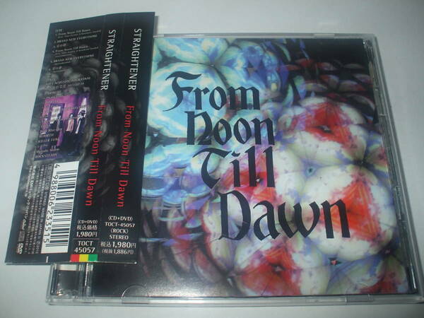 STRAIGHTENER ( ストレイテナー ) 「From Noon Till Dawn」 初回盤 CD+DVD