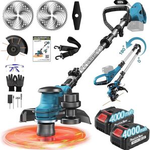 【2025アップグレード】電動 草刈り機 充電式 マキタ18V互換 ブラシレスモーター