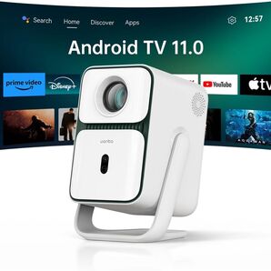 【2025新規・Android TV 11.0搭載】 プロジェクター天井 500ANSI 1080PフルHD 1.2:1 投影比率