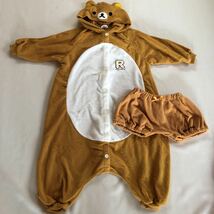 130/ショートパンツ/着ぐるみ/新品/パジャマ/Rilakkuma/リラックマ ルームウェア/部屋着/フリース/コスプレ/サンエックス/ナイトウエア_画像1