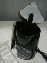 ◆コーヒーメーカー◆　ドリップ式（水容器一体型）黒　シンプル　簡単　紙フィルター不要　経済的　未使用_画像7