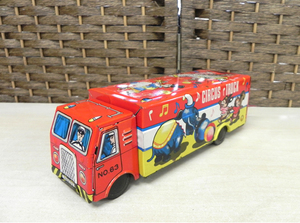 昭和レトロ 日本製 ブリキ 車 CIRCUS TRUCK サーカストラック 1960年代物