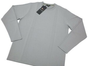 ■EX-CLUB/イーエクスクラブ■MITSUKE KNIT ウォッシャブル 高機能ポリエステル春夏ニット【L】1.7万