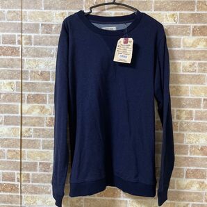 新品 Mサイズ BRANCH WORKS インディゴ染めスウェット