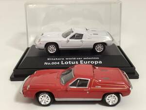 2 pcs Lotus Europe special last model 1972 year ~ 1/72 approximately 5.5cmkita is la Hongwell die-cast minicar postage Y220