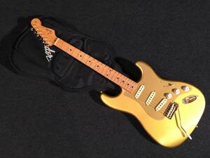 No.090820　レア！ Order Fender Japan ST57 AII GOLD/M MADE IN JAPAN 富士弦楽器製　メンテナンス済み！ EX