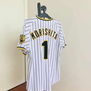 ミズノ 阪神タイガース 森下 公式 ユニフォーム メンズS 森下翔太 刺繍 阪神タイガース公認 公式 MIZUNO 背番号1