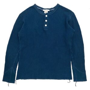 BARNS バーンズ ヘビーウェイト 長袖 ワッフル サーマル ヘンリーネック Tシャツ ロンT Tee トップス 完売品 希少