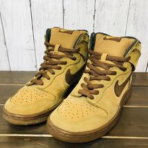 【NIKE】DUNK HIGH PRO SB MAPLE/BISON-WHEAT 305050-221 25.5cm 2002年製　ナイキ　ダンク　ハイ　ウィート　初期ダンク　激レア！_画像1